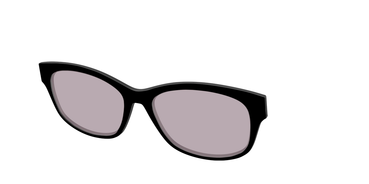 The Black with Gray Gaming Lens