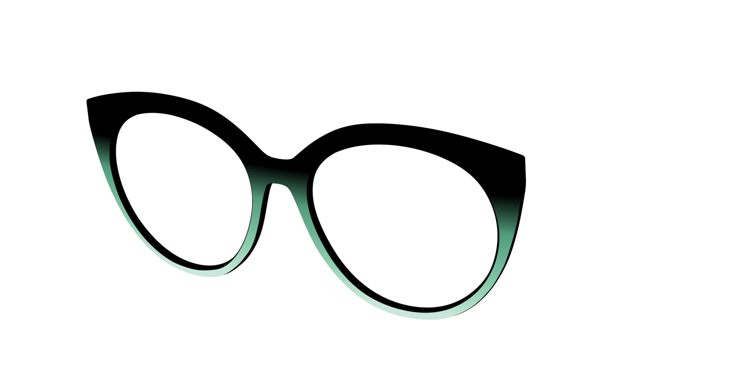 The Black to Spearmint Gradient