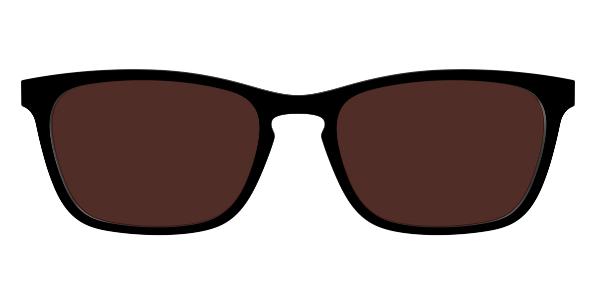 The Black with Brown Golf Lens