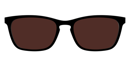 The Black with Brown Golf Lens