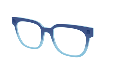 The Indigo to Sky Blue Gradient Crystal