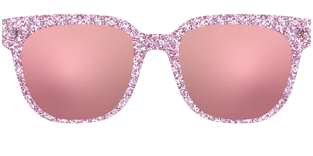The Polarized Rose Gold Sparkle Sun Top