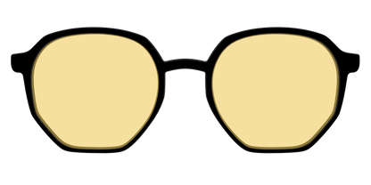 The Black With Citrine Yellow Lens