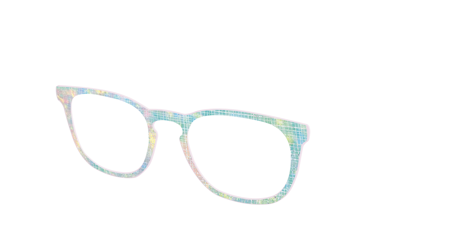 The Pastel Gradient with Holographic Hatching