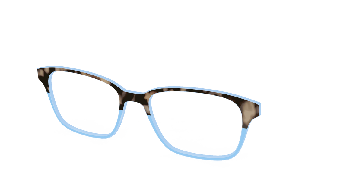 The Denim Tortoise Crystal Split