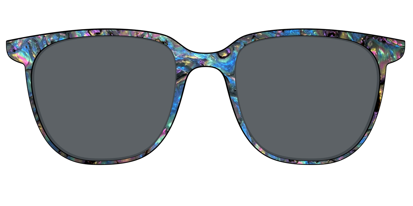 The Polarized Midnight Abalone Sun Top