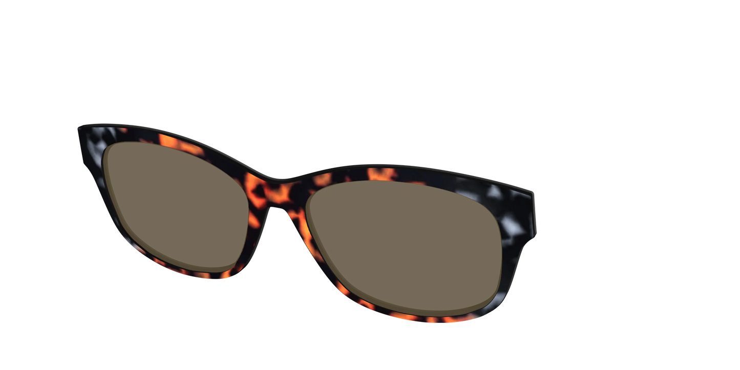 The Polarized Gray & Amber Tortoise Sun Top