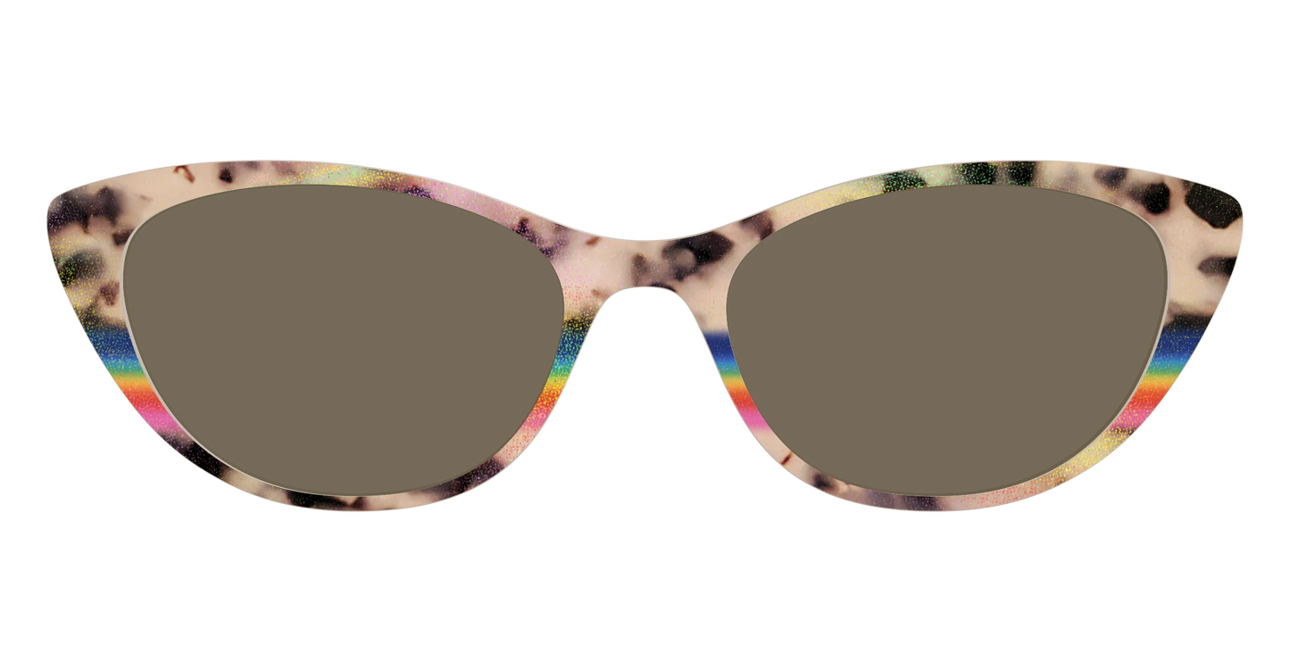The Polarized Prism Split Tortoise Sun Top