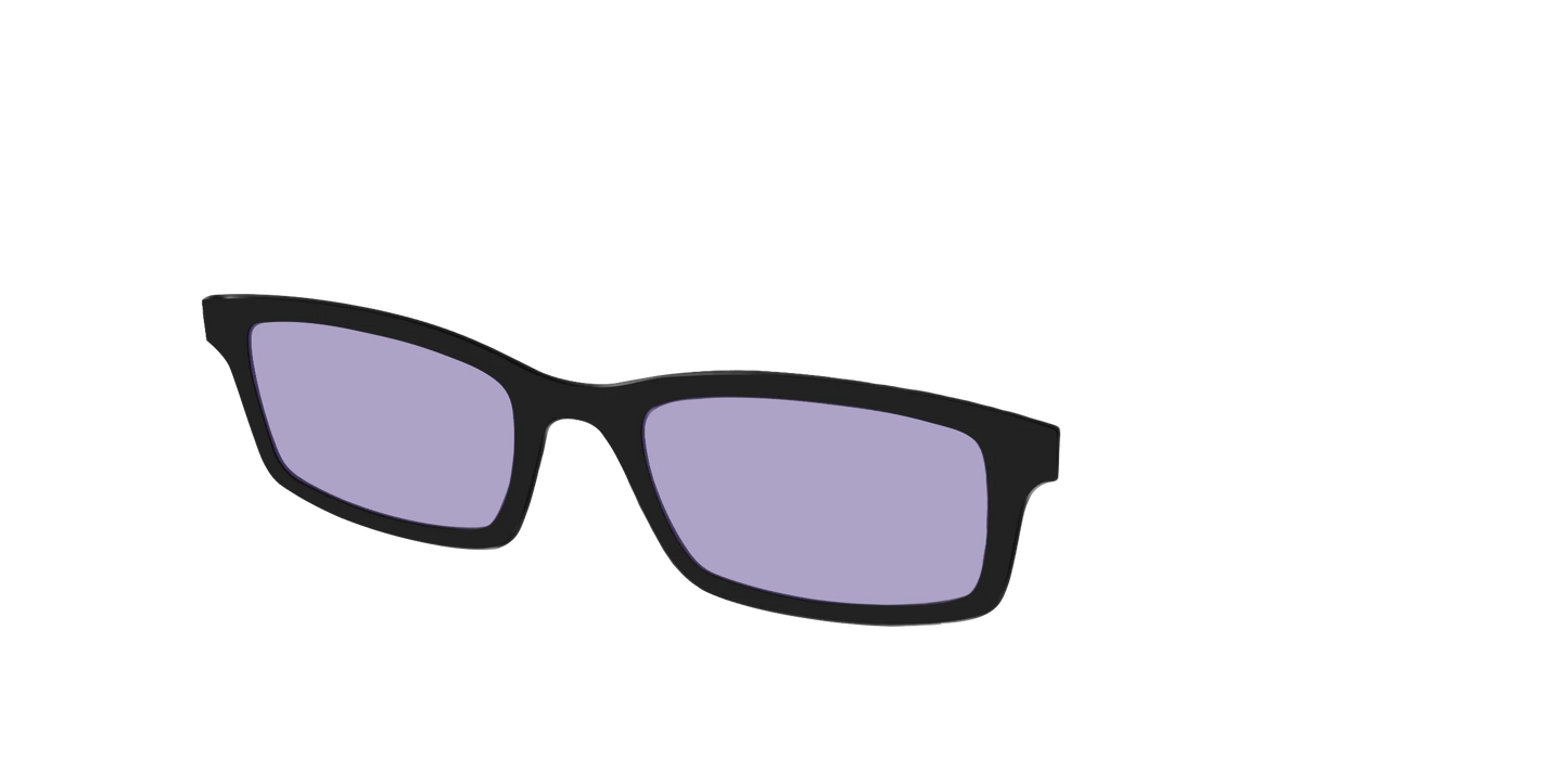 The Black With Celestial Purple Lens