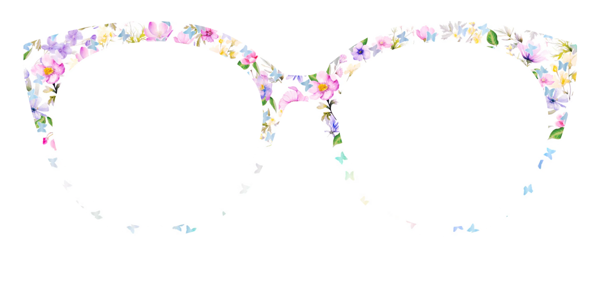 The Delicate Flower Crown with Butterfly Glitter