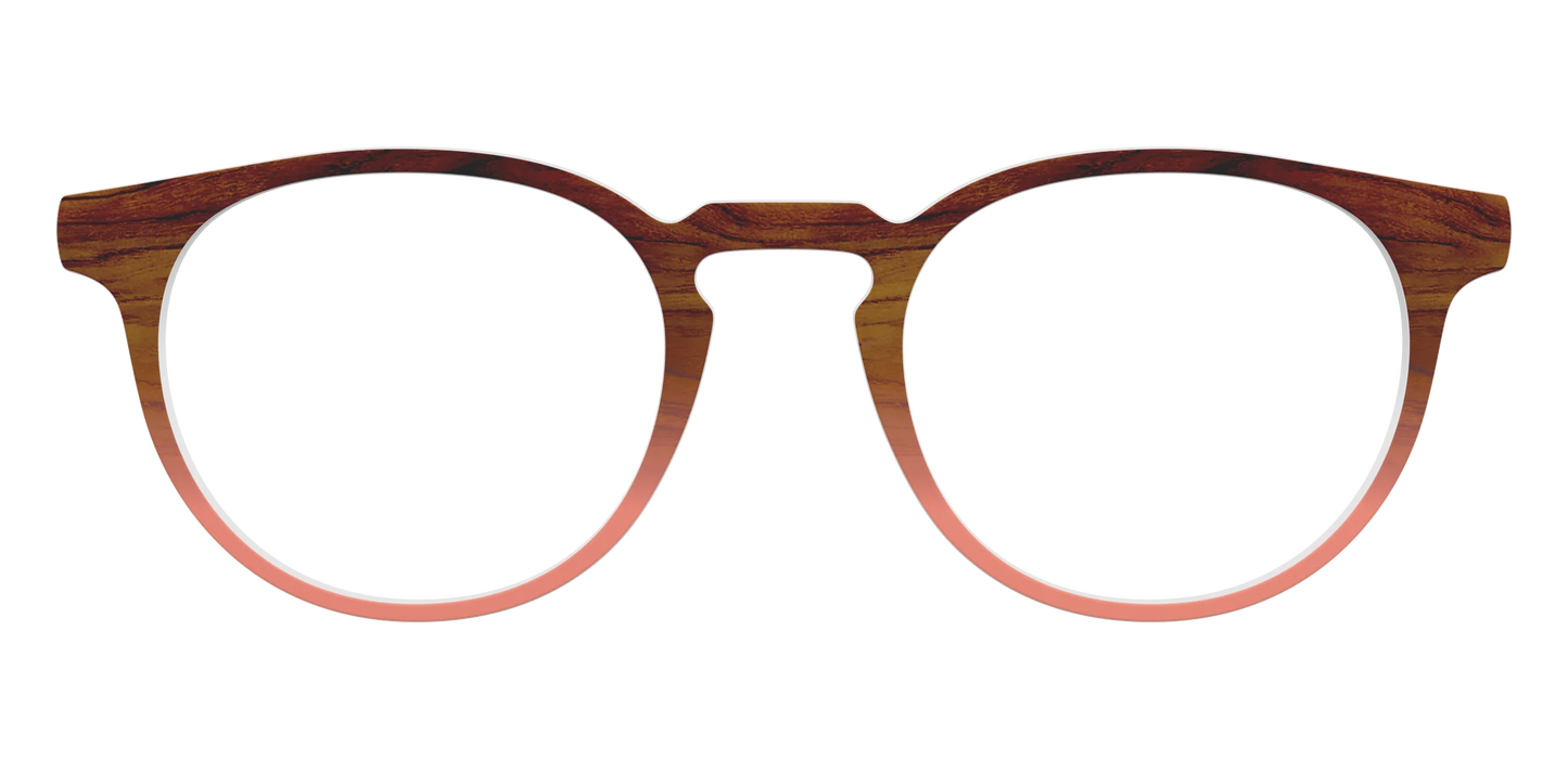 The Woodgrain to Peach Gradient