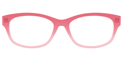 The Red to Coral Gradient Crystal