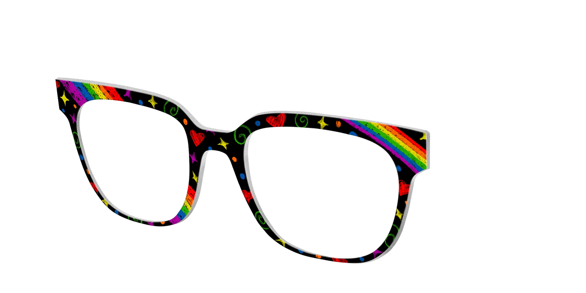 The Rainbow Chalk Doodles
