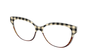 The Ivory Plaid Wood Split
