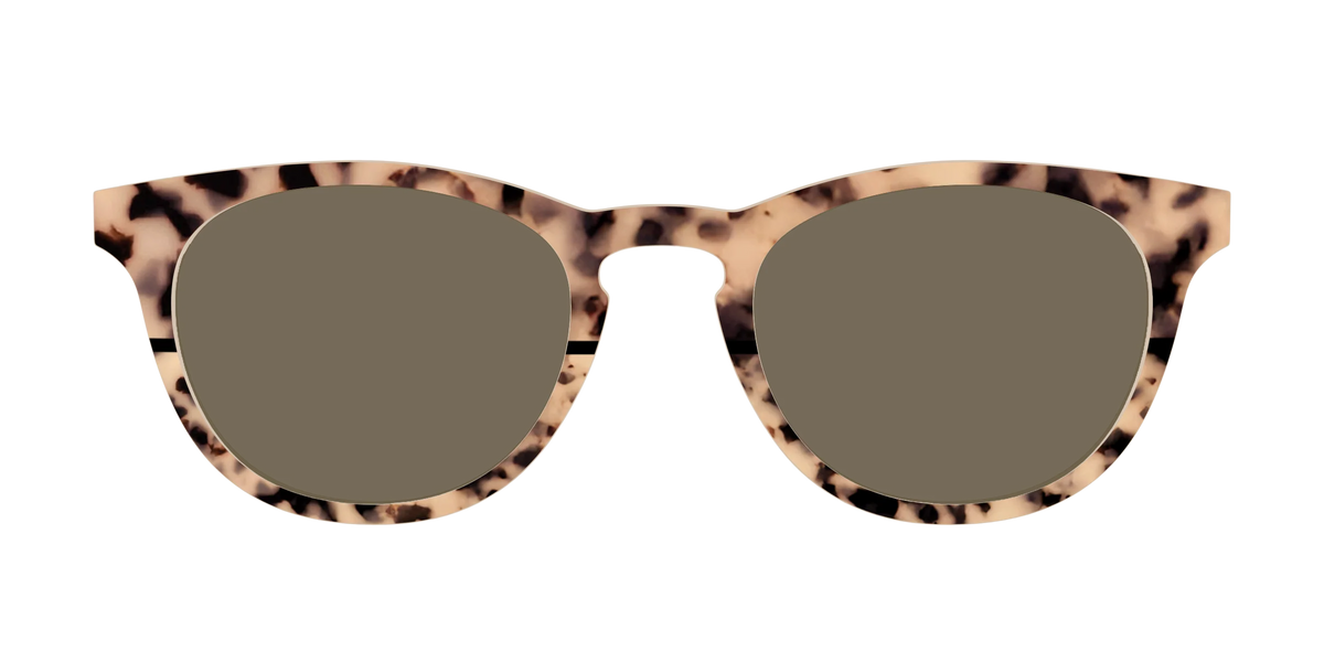 The Polarized Bisque Tortoise Split Sun Top