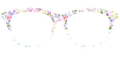 The Delicate Flower Crown with Butterfly Glitter
