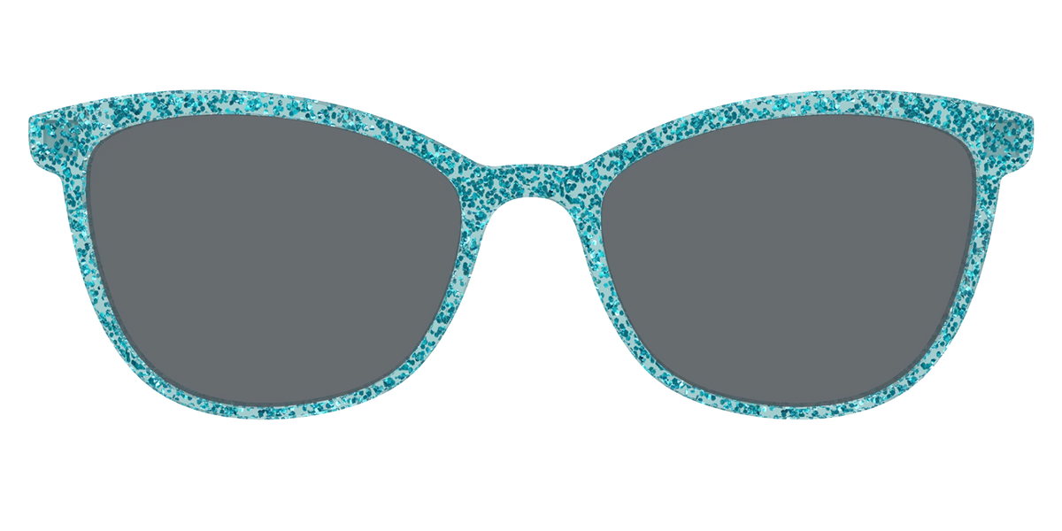 The Polarized Aquamarine Sparkle Sun Top