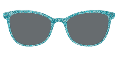 The Polarized Aquamarine Sparkle Sun Top