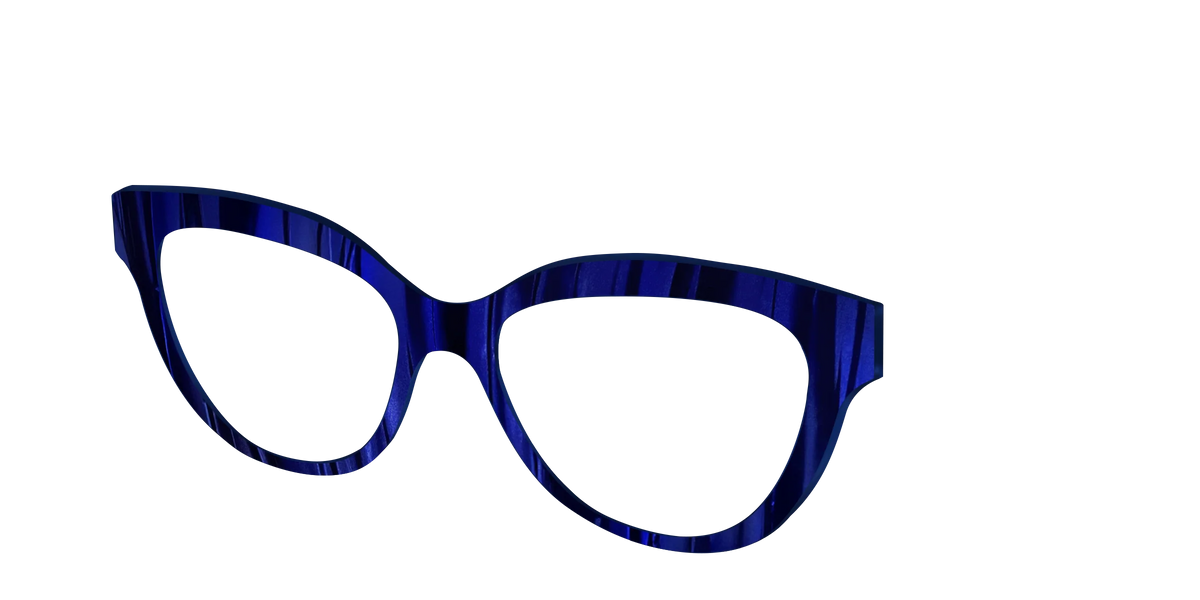 The Indigo Moire Stripes