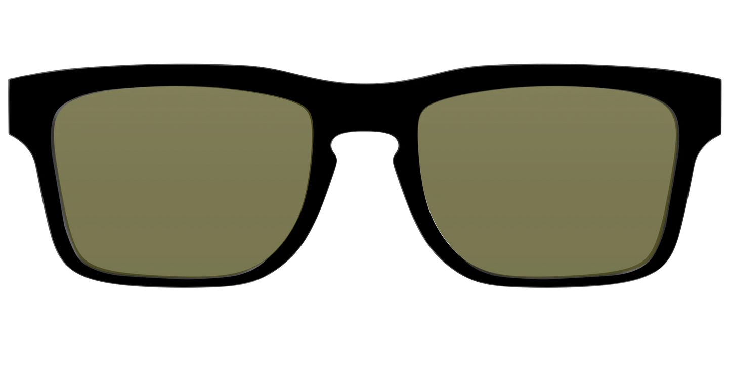 The Black with Green Racquet Sport Lens