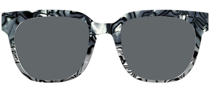 The Polarized Zebra Pearl Split Sun Top