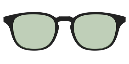 The Black With Sage Green Lens