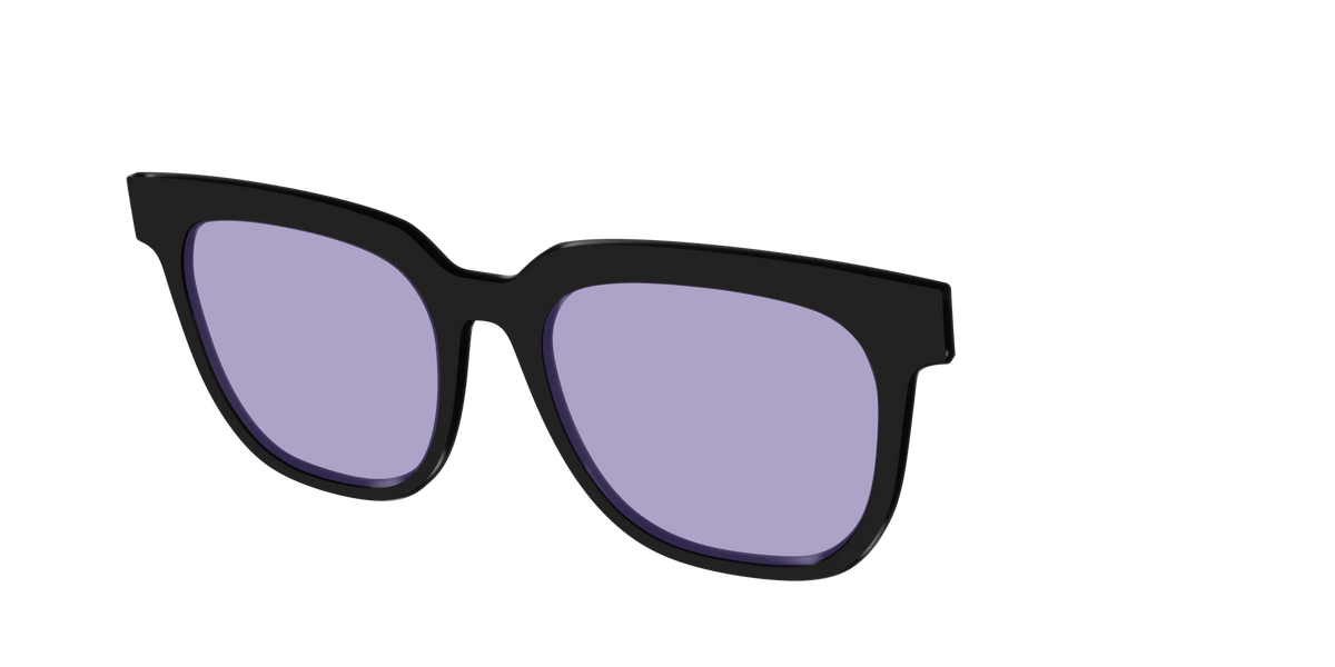 The Black With Celestial Purple Lens