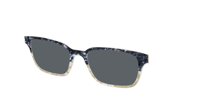 The Polarized Navy to Taupe Pearl Split Sun Top