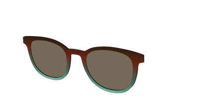 The Polarized Mahogany to Juniper Woodgrain Sun Top