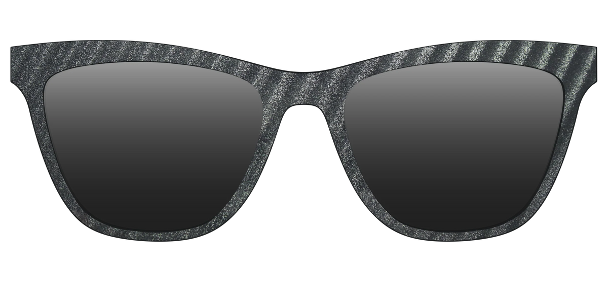 The Polarized Obsidian Stripe Sun Top
