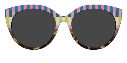The Polarized Summer Stripes Tortoise Sun Top