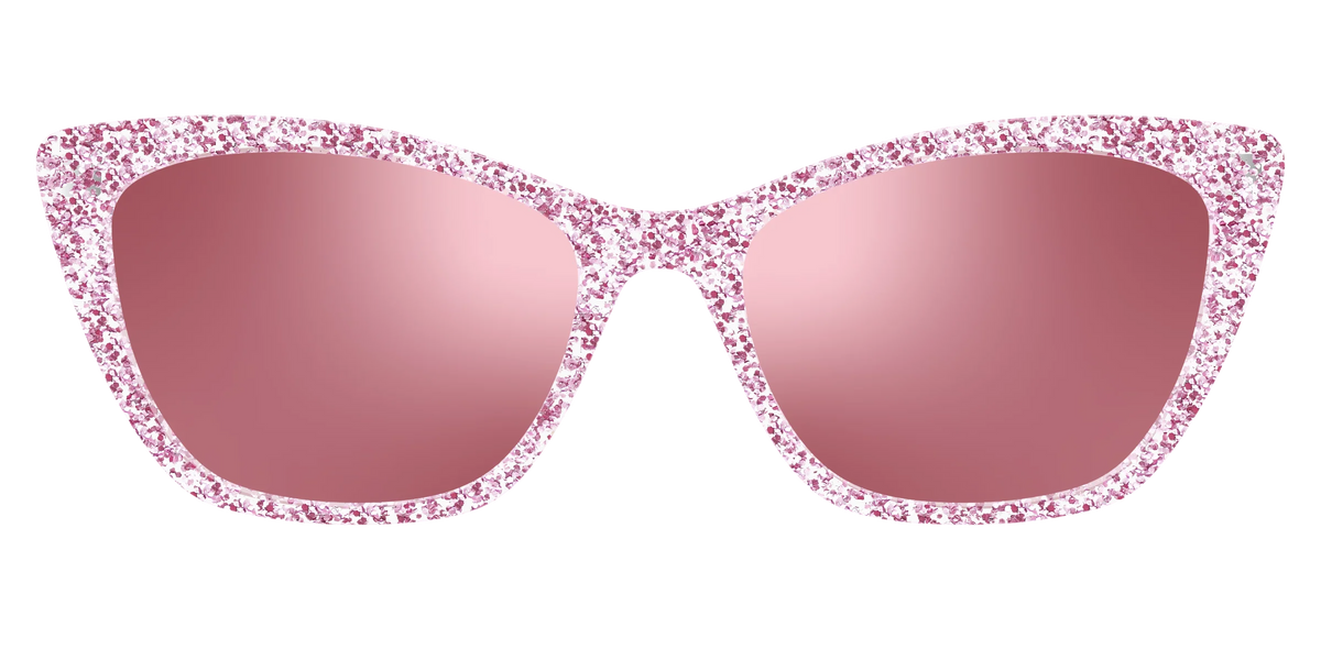 The Polarized Rose Gold Sparkle Sun Top