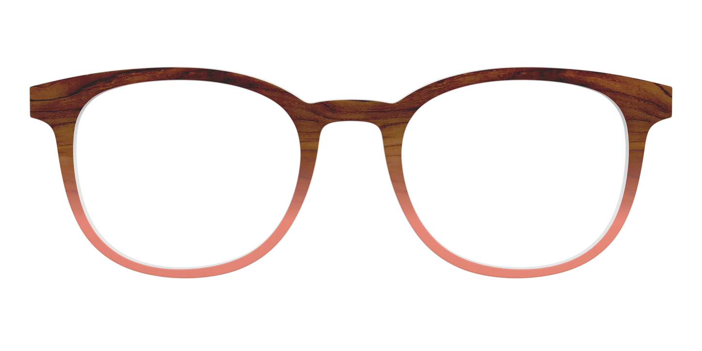 The Woodgrain to Peach Gradient