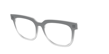 The Charcoal to Light Gray Gradient Crystal
