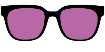 The Black with Violet Golf Lens