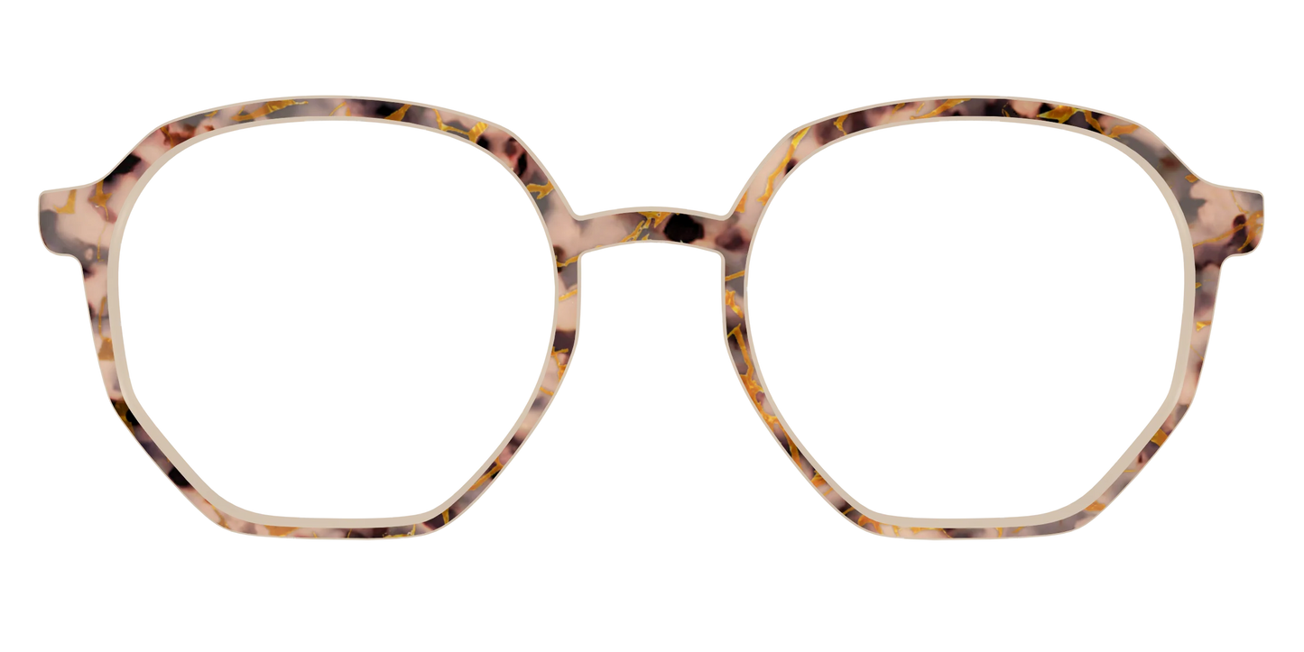 The Almond Tortoise with Gold Streaks