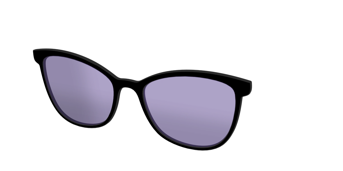 The Black With Celestial Purple Lens