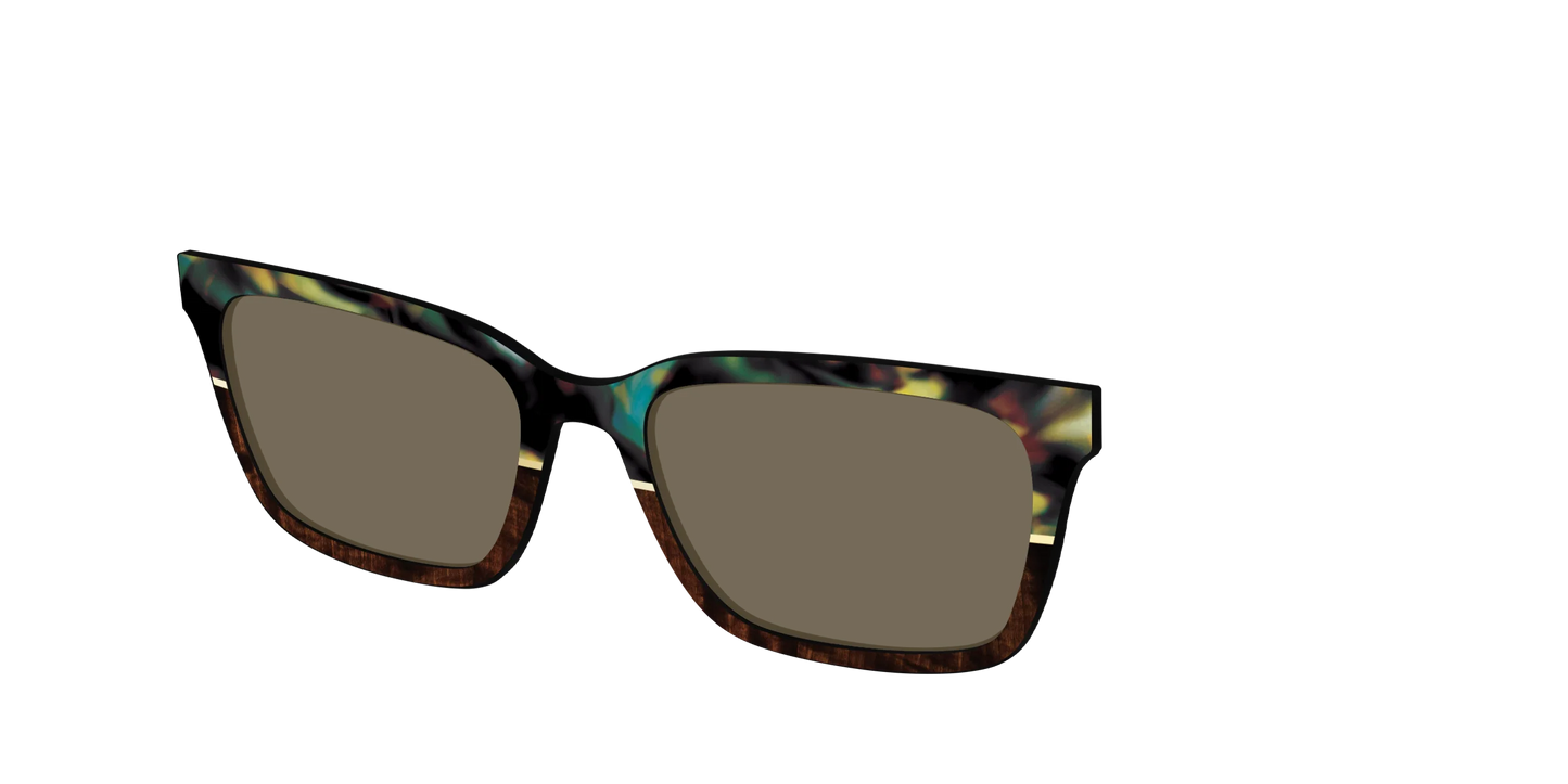 The Polarized Mirage Split with Gold Foil Sun Top