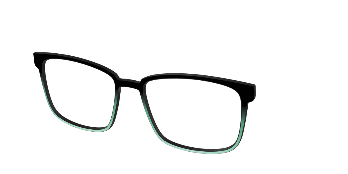 The Black to Spearmint Gradient