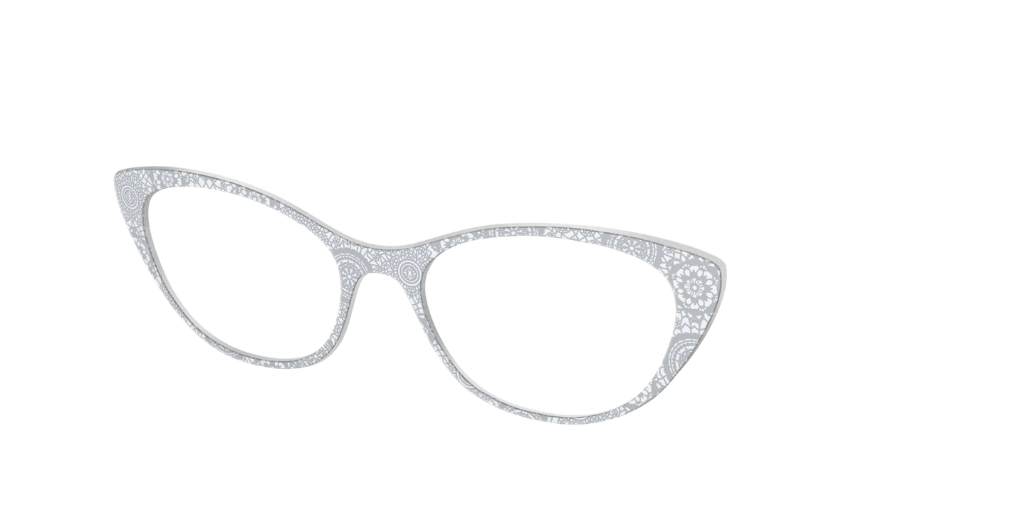 The Pale Gray Medallion Lace