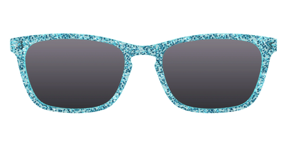 The Polarized Aquamarine Sparkle Sun Top