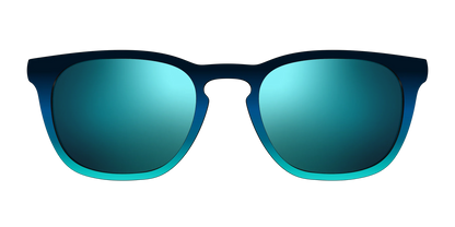 The Polarized Royal Blue to Seafoam Gradient Sun Top