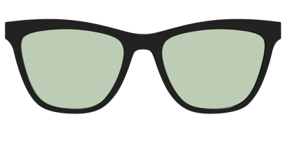The Black With Sage Green Lens