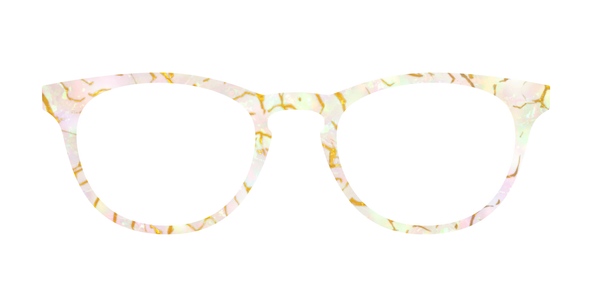 The Opalescent Pearl with Gold Streaks
