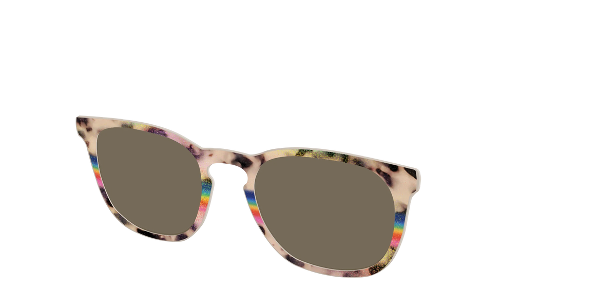 The Polarized Prism Split Tortoise Sun Top