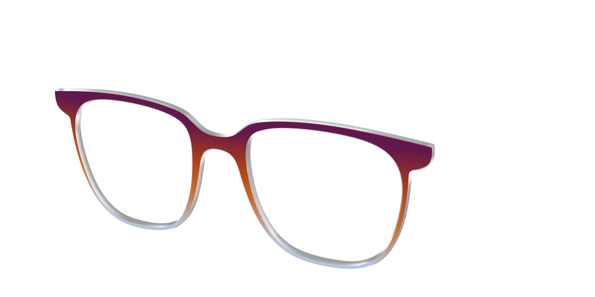 The Raspberry to Periwinkle Gradient