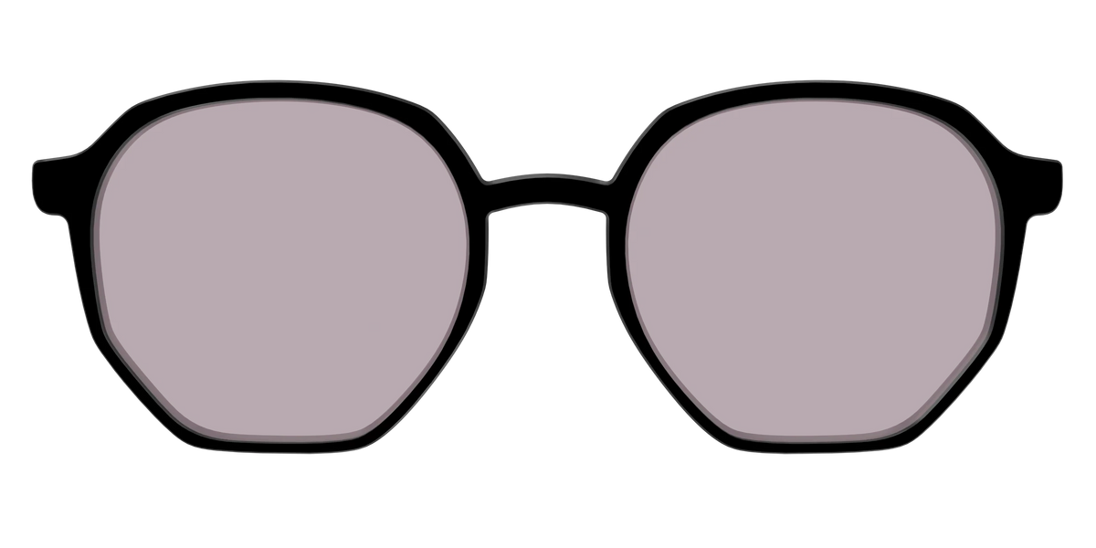 The Black with Gray Gaming Lens