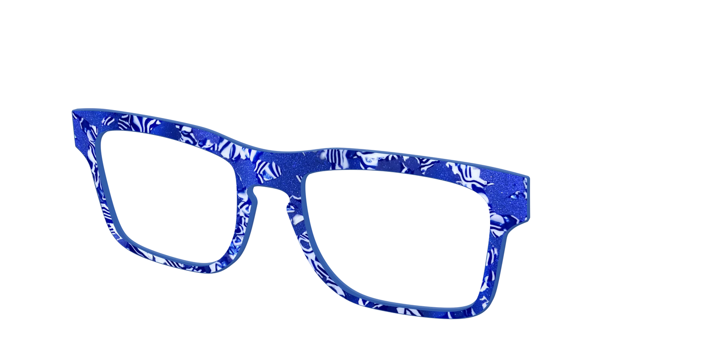 The Navy Shimmer Mosaic
