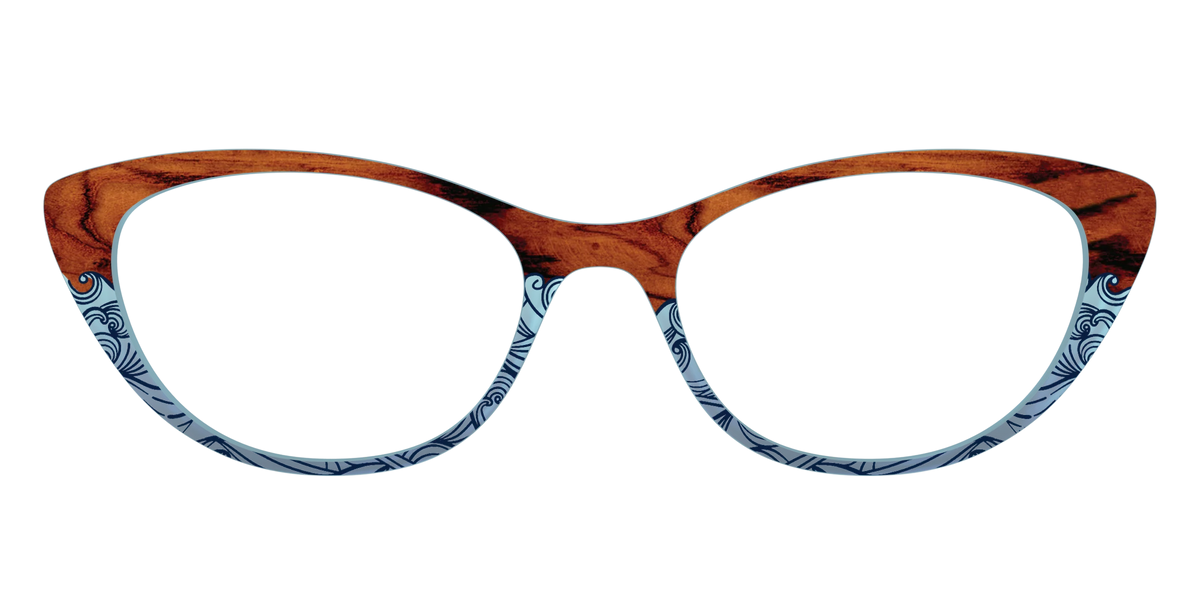The Blue Wood Waves Crystal