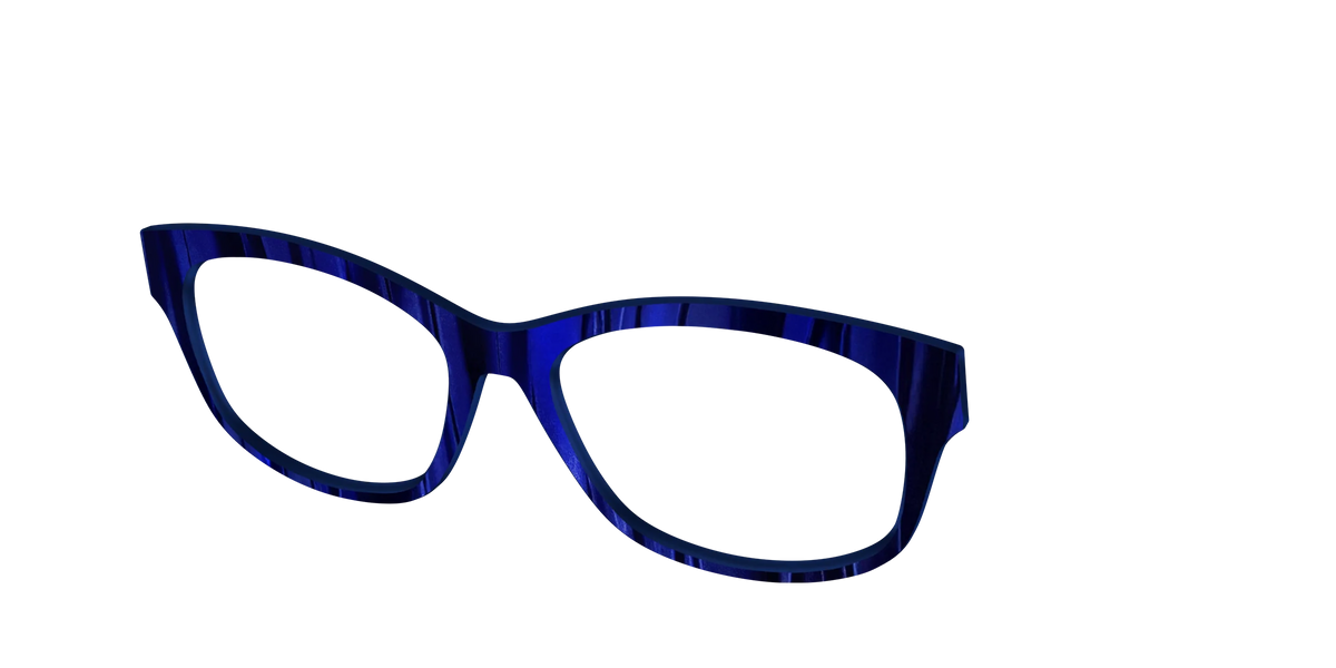 The Indigo Moire Stripes